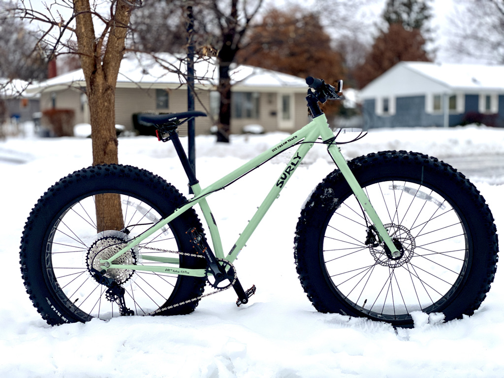 Fat Bike Frame, Largest Tire Clearance for Bike, Ice Cream Truck